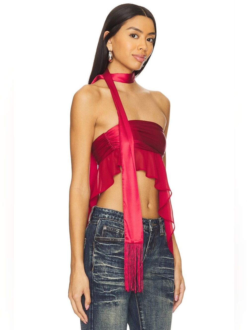 NWT $100 JADED LONDON Regina Corset Red US Size 2 - Picture 3 of 7